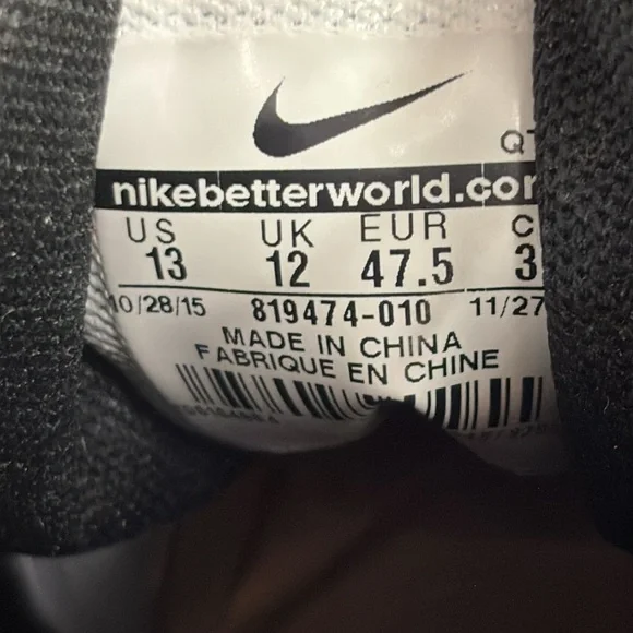 Nike Air Max 90 Ultra Essential ‘Black’ 819474-010 Size 13 - Picture 6 of 8